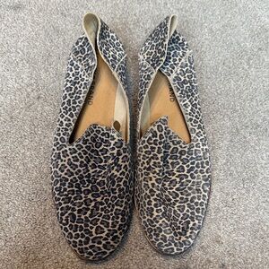 Lucky Brand Cahill Leopard Print Loafer Flats Size 8.5